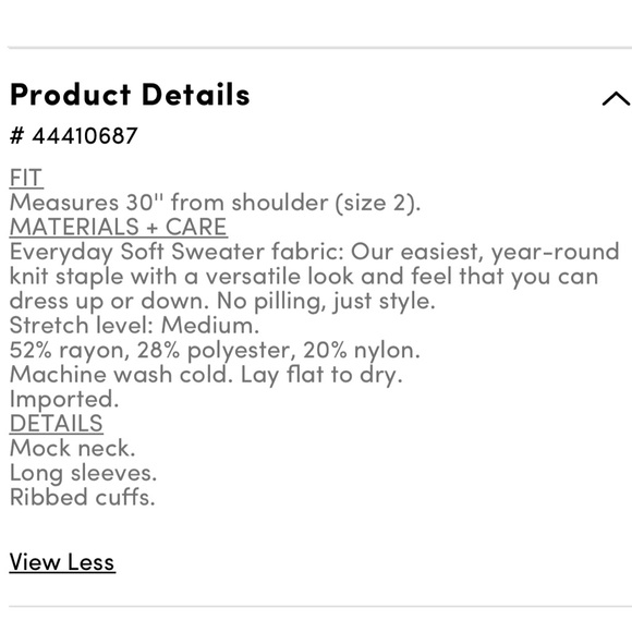 Torrid Mock Neck Ribbed Sweater - Picture 9 of 9